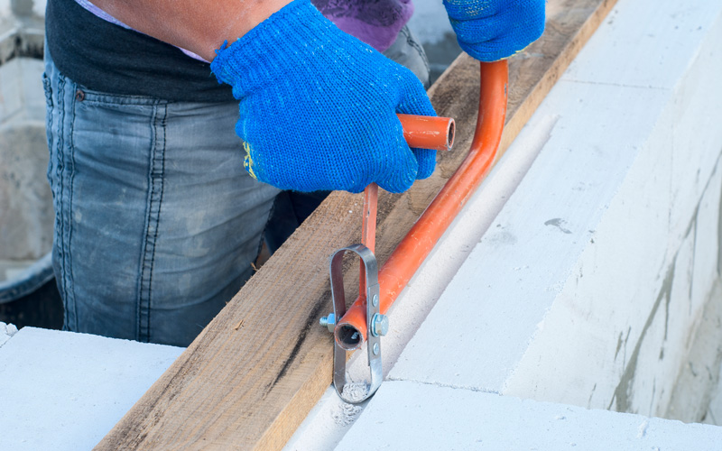 установка окон в доме из газобетона