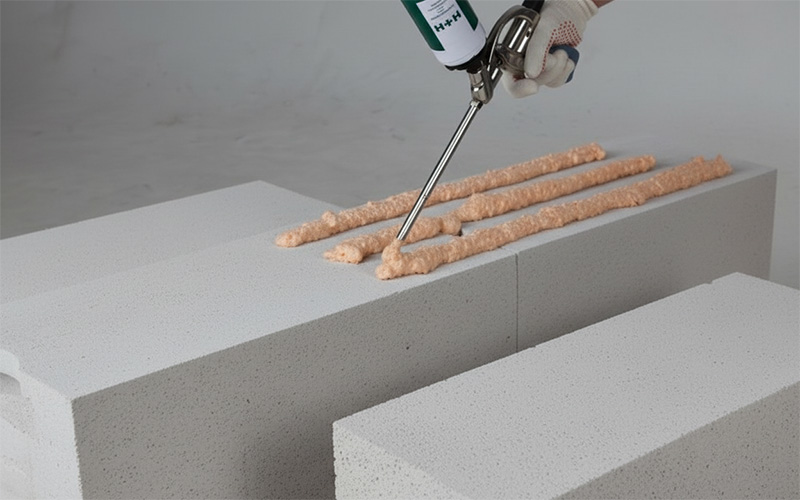 клей-пена для газобетона