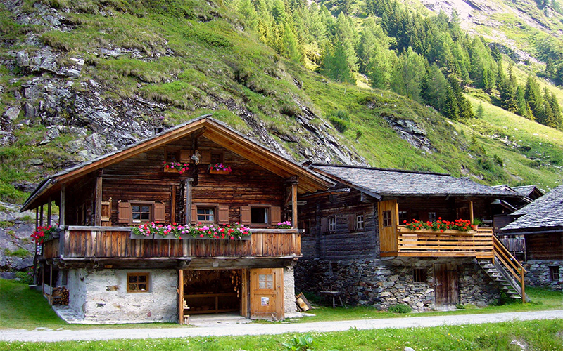 шале из газобетона