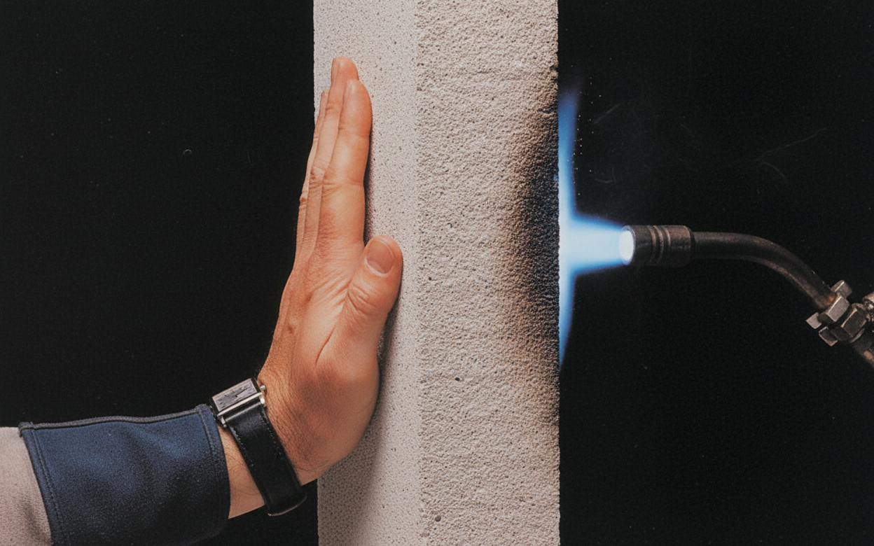 газобетон не горит