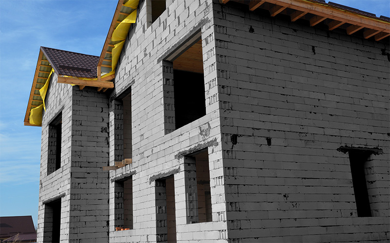 дом из газобетона