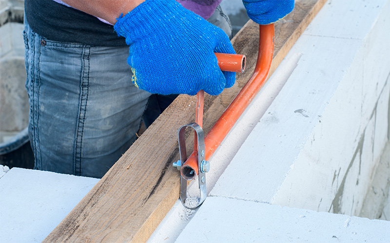 Штроба в газобетоне