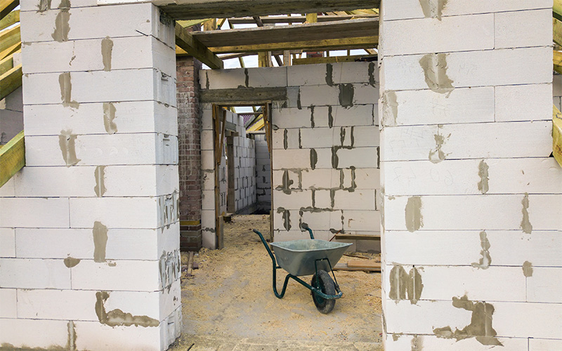 несущие стены из газобетона