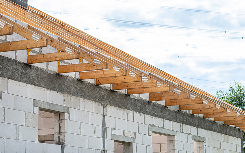 деревянные перекрытия в доме из газобетона