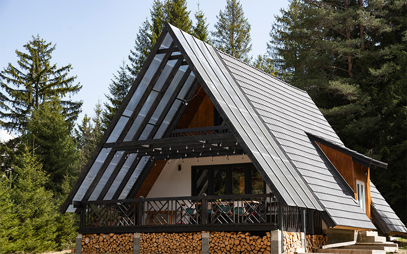 шале из газобетона