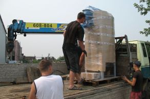 05.07.2012 г. со склада Компании АлтайСтройМаш был отгружен смеситель для линии конвейерного типа под скиповый подъемник в Юго-Западную Сибирь
