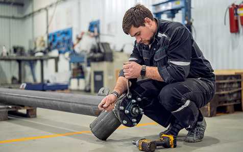 Сборка шнекового транспортера:  Фото из цеха «АлтайСтройМаш»