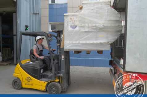 The mobile plant for polystyrene concrete production and supply was shipped to Western Siberia.