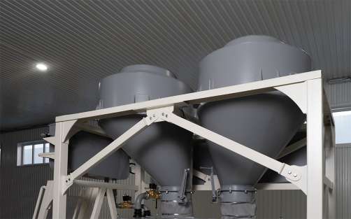 Блок дозаторов для производства полистиролбетона