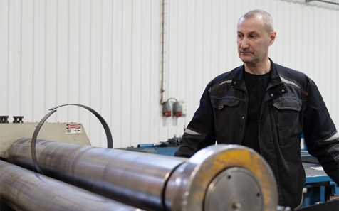 Вальцовка деталей для дозатора