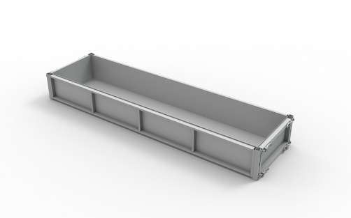 Борта форм (2,4×0,6×0,3 м на 12 газоблоков) (комплект)