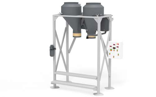 Блок весовых дозаторов на 3 компонента (0,86 м³) (цемент, песок, вода)
