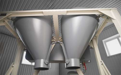 Блок весовых дозаторов на 3 компонента (0,86 м³) (цемент, песок, вода)