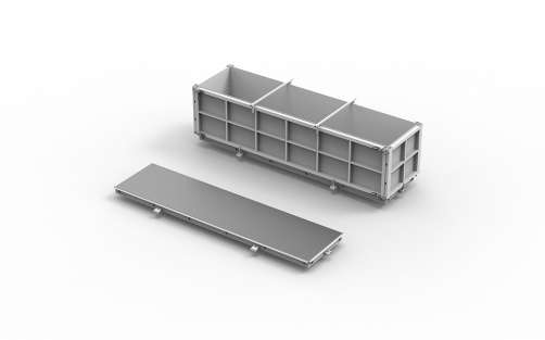 Борта форм (2,4×0,6×0,6 м на 24 газоблока) (комплект)