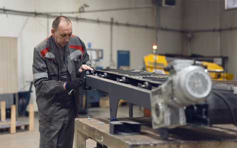 Сборка ленточного транспортёра