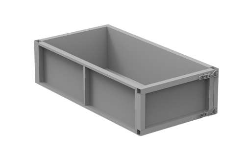 Mold sides (1,2×0,6×0,3 m for 12 gas-concrete blocks) (set)